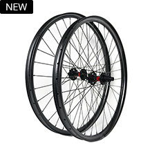 Hand-built EN932 EN732  asymmetric rim profile carbon fiber mtb 29er 650b mullet wheels