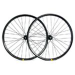 Hand-built XC725 asymmetric rim profile carbon fiber mtb 650B wheels